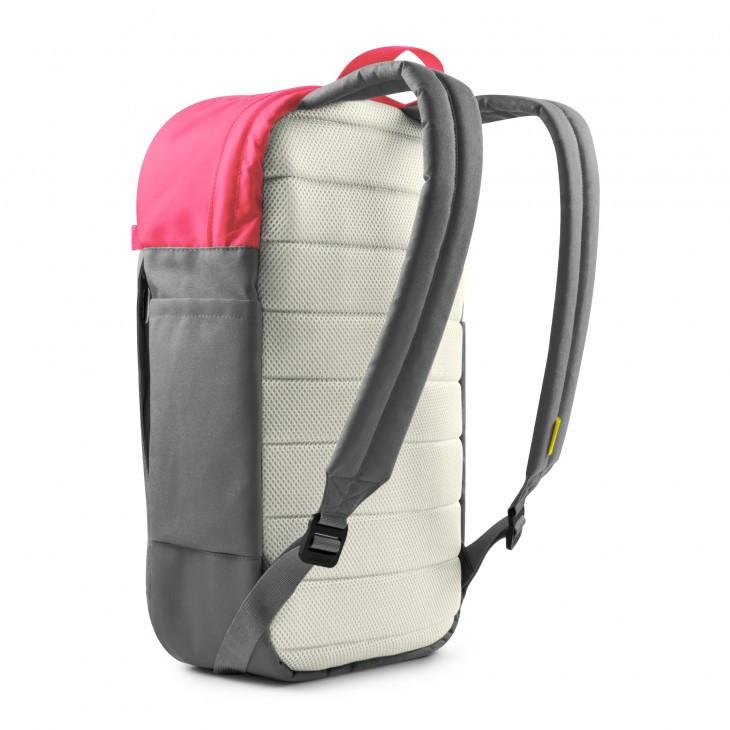 incase campus compact backpack hot pink gray