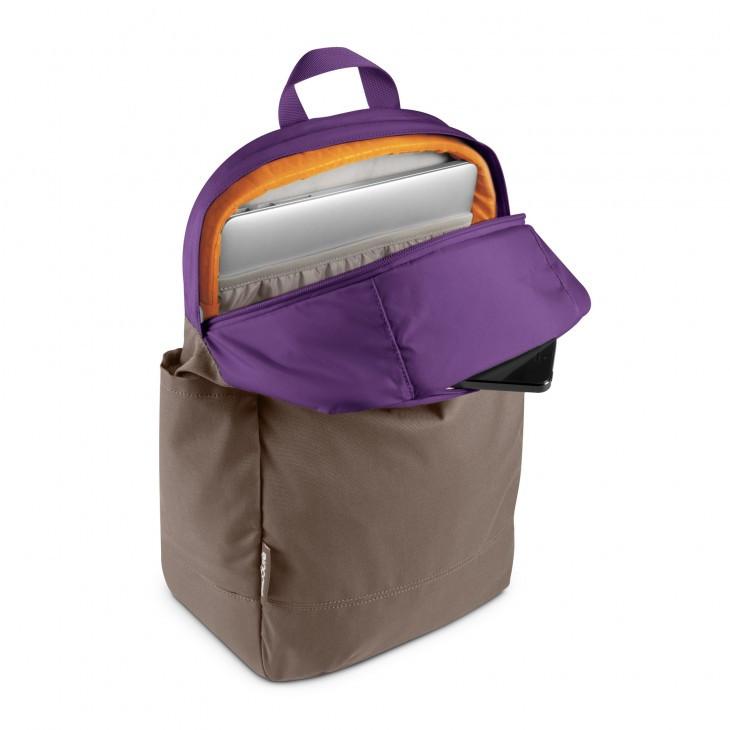 incase campus compact backpack purple warm gray