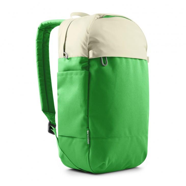 incase campus compact backpack white kelly green