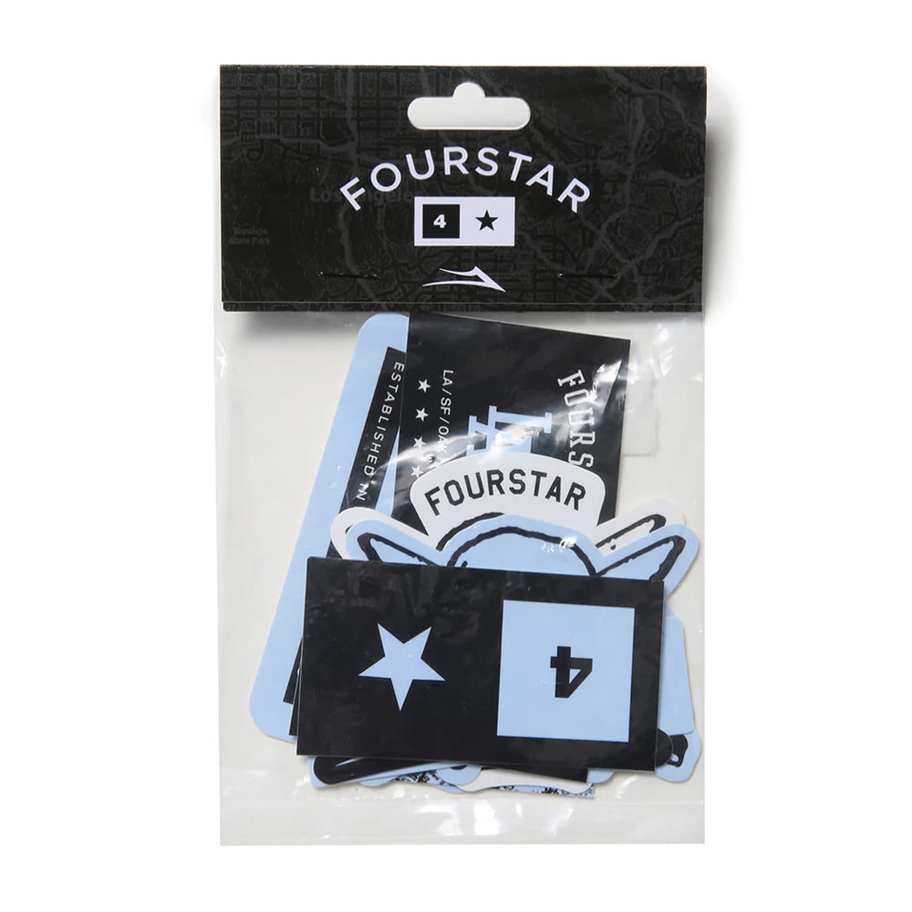 lakai ld123003 assor lakai fourstar sticker pack assorted