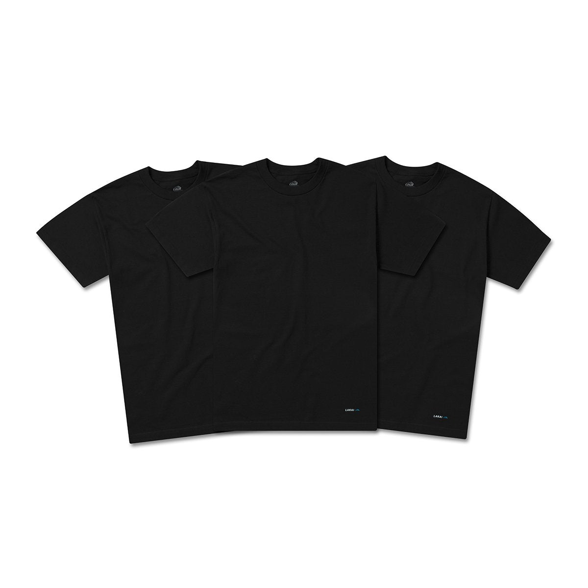 Lakai LAKAI 3 PACK STANDARD TEES // BLACK