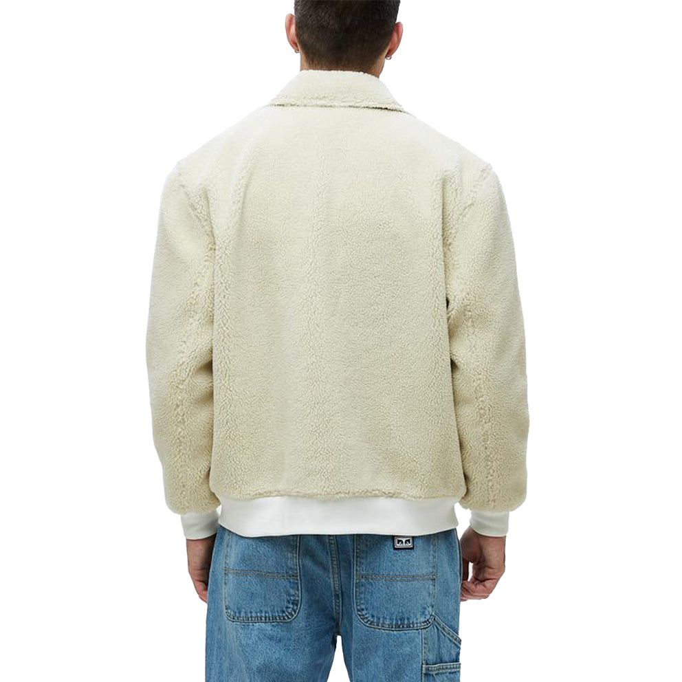 obey 121800396 caboose sherpa jacket natural