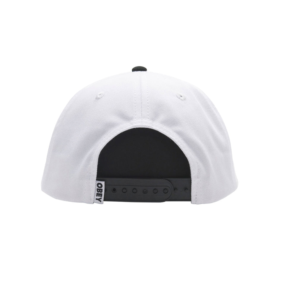 obey 100580325 disco duck 6 panel snapback white multi
