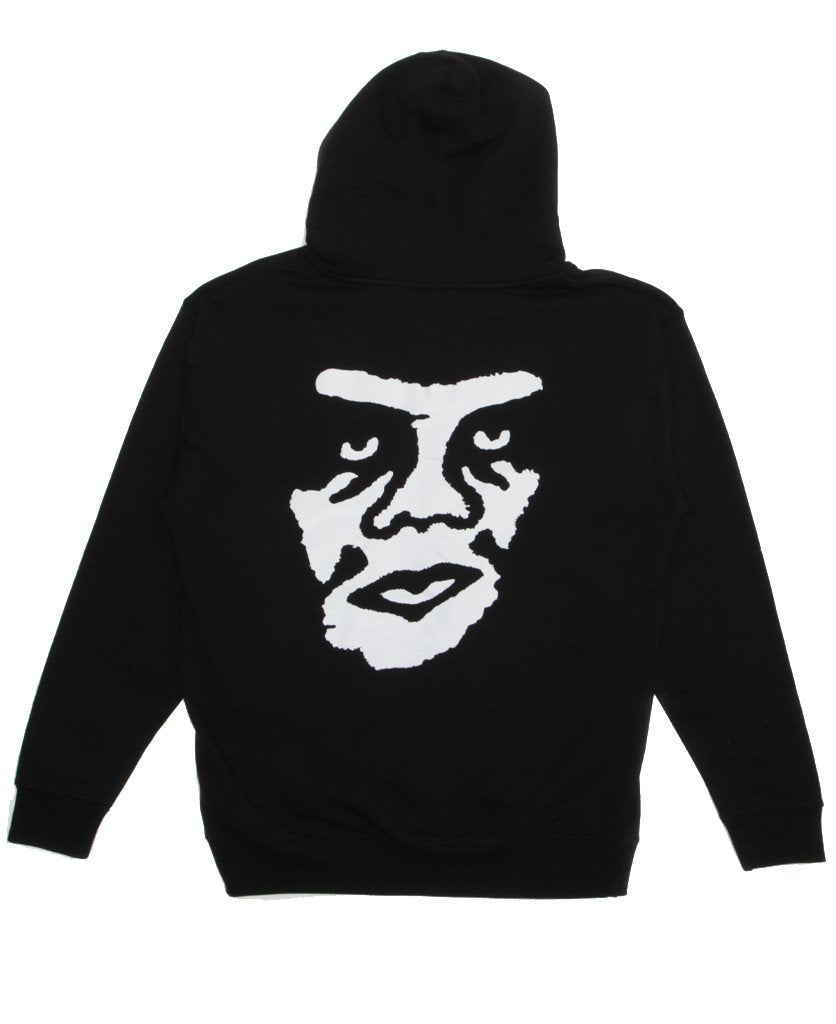 obey 111751247 the creeper hoodie zip black