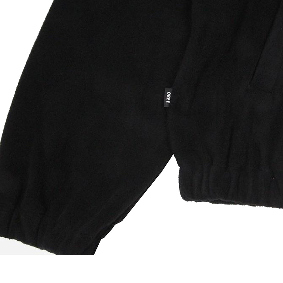 OBEY OBEY LAFAYETTE FLEECE JACKET // BLACK