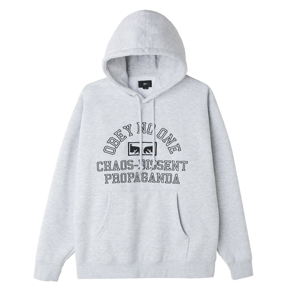 obey 112470052 no one eyes hood ash grey