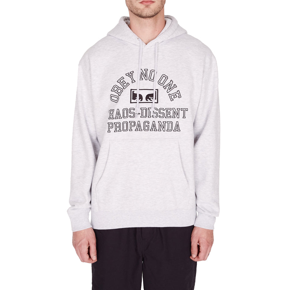 obey 112470052 no one eyes hood ash grey