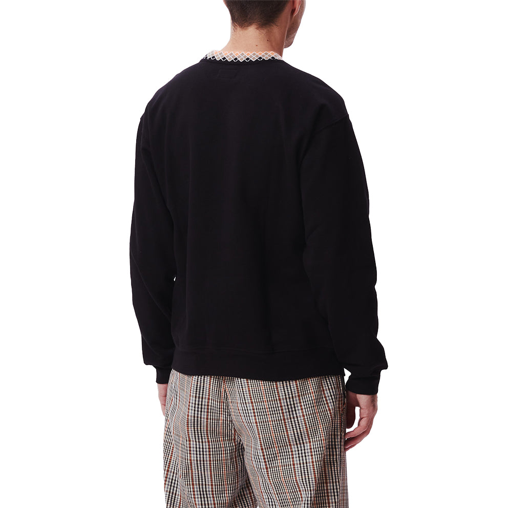 obey 112480098 verner argyle crew black