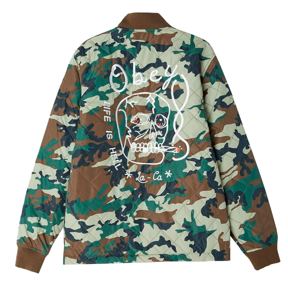 obey 121800227 savage hell jacket camo