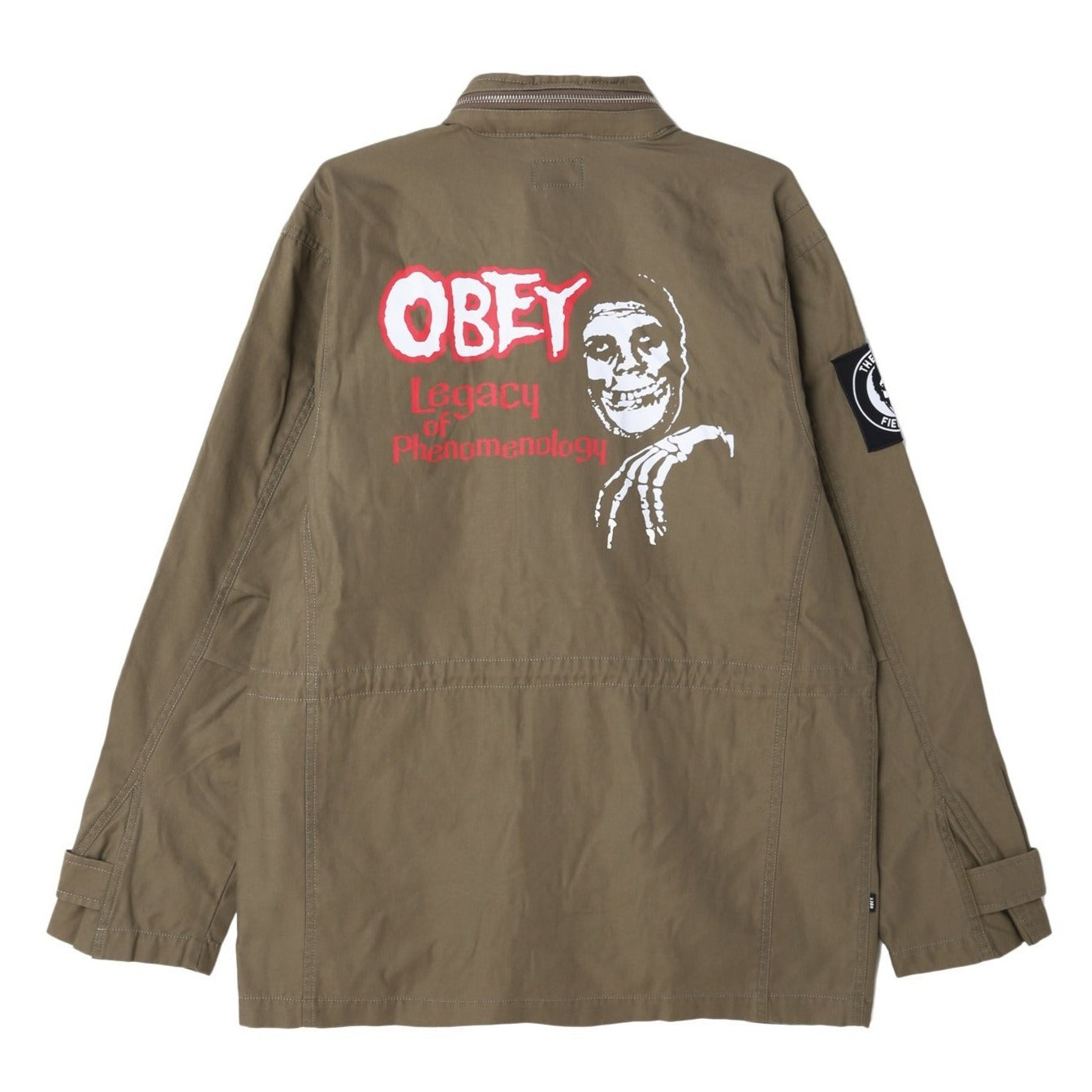 obey 121800326 misfits m 65 jacket dull army