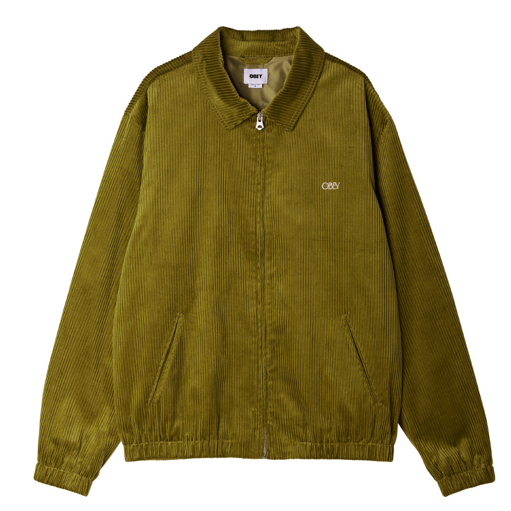 obey 121800499 dibbs jacket olive oil