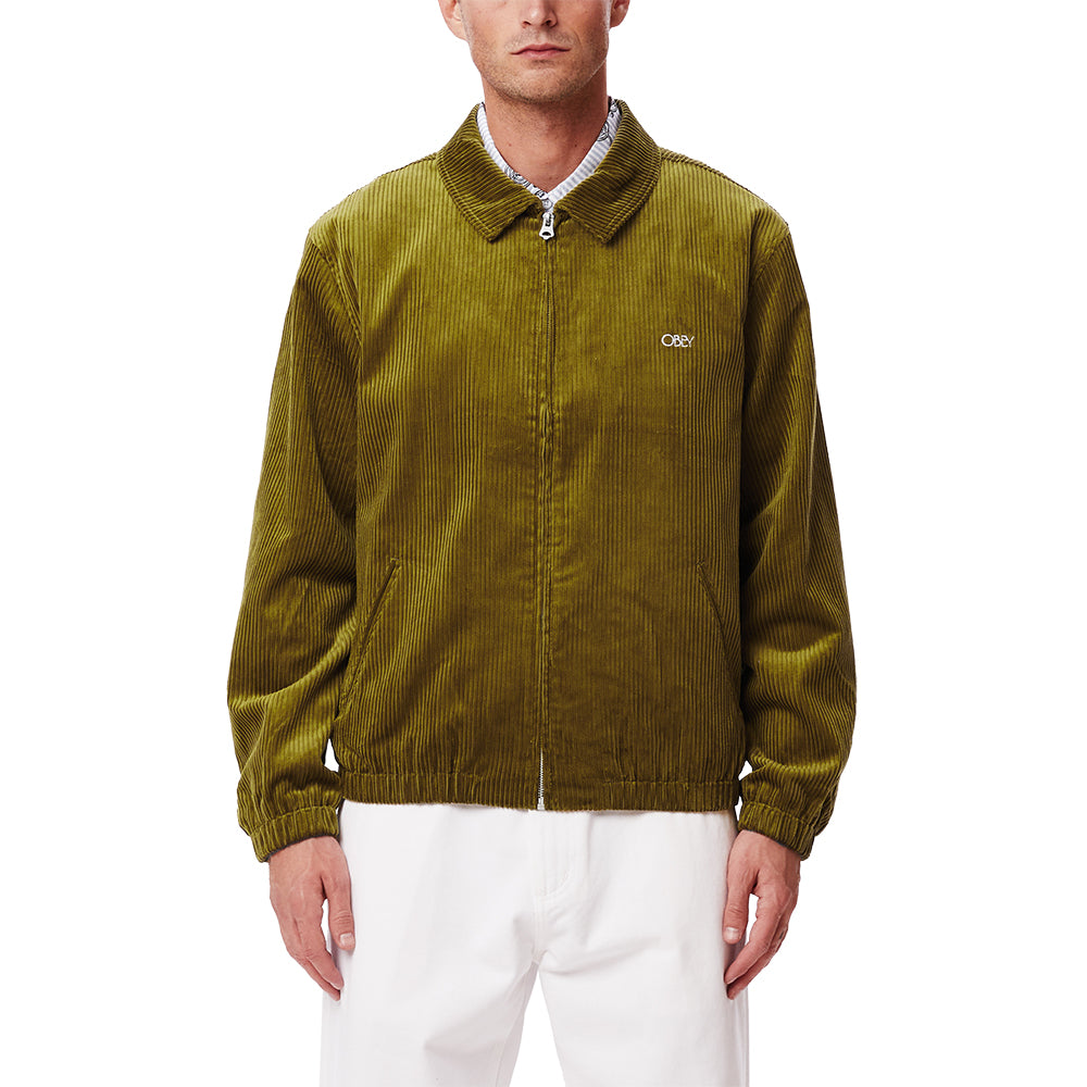obey 121800499 dibbs jacket olive oil