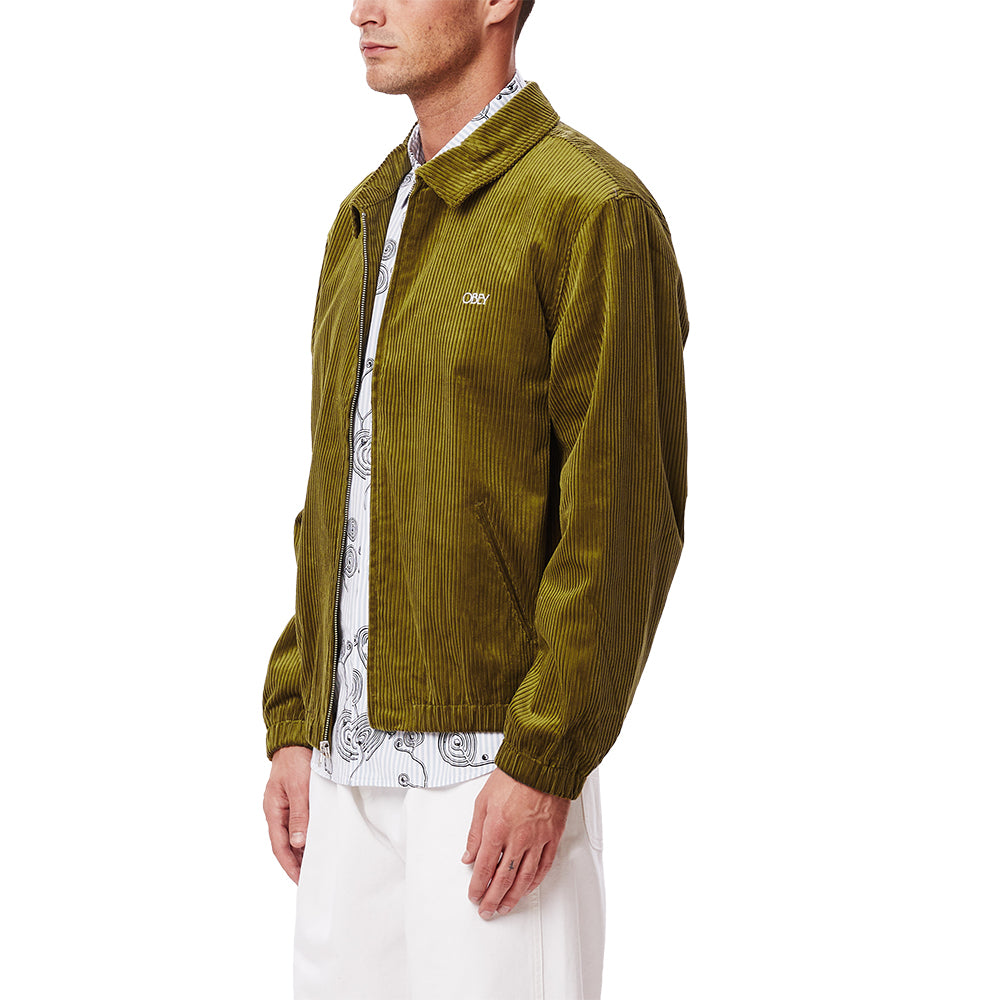 obey 121800499 dibbs jacket olive oil