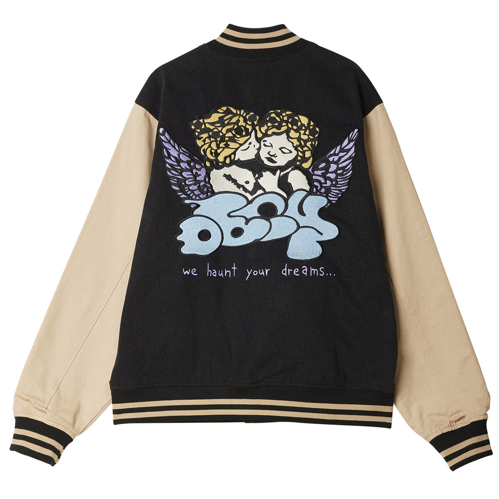 obey 121800530 care denim varsity dusty black multi