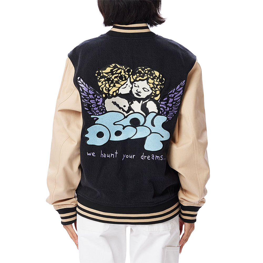 obey 121800530 care denim varsity dusty black multi