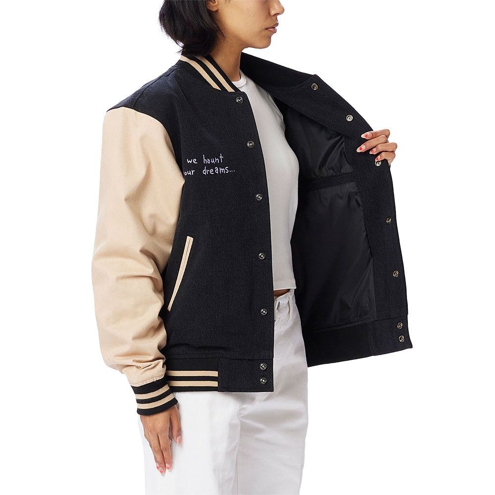 obey 121800530 care denim varsity dusty black multi