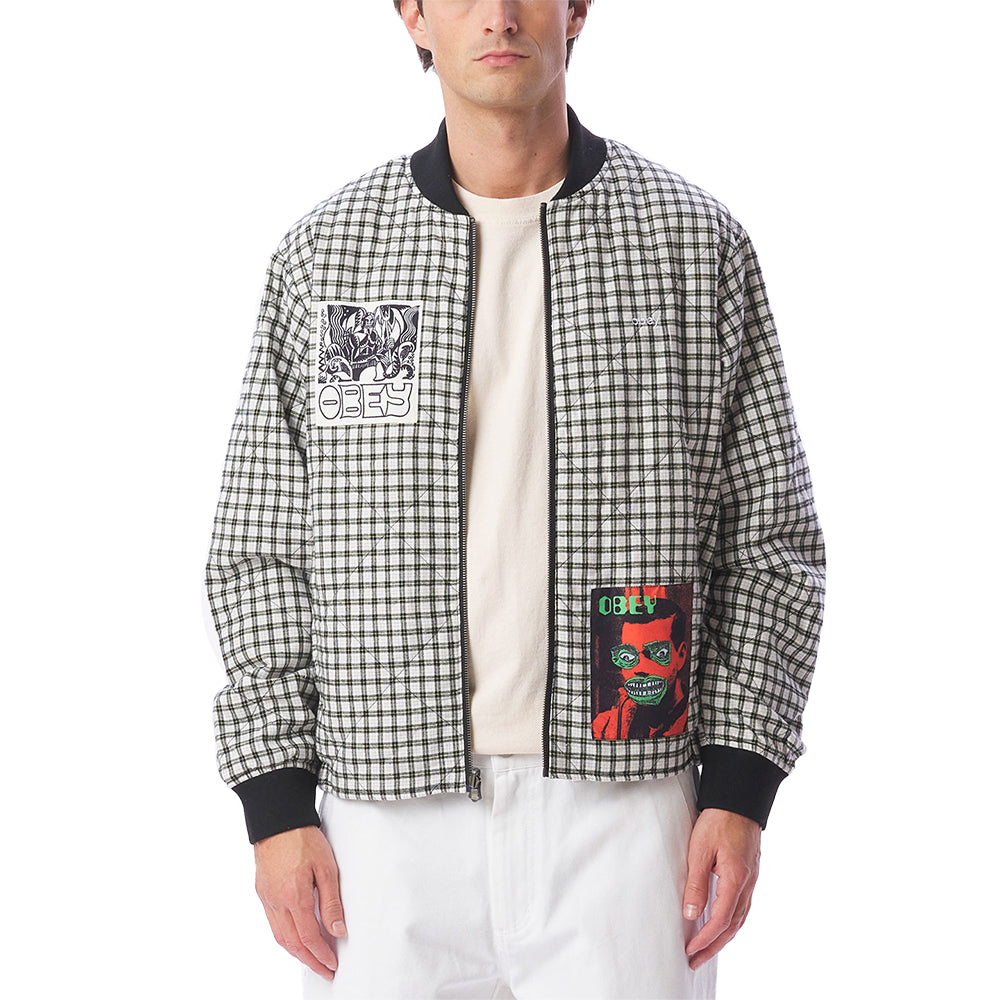 obey 121800533 carter reversible jacket black multi