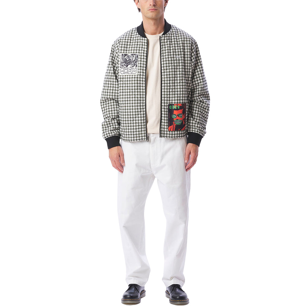 obey 121800533 carter reversible jacket black multi