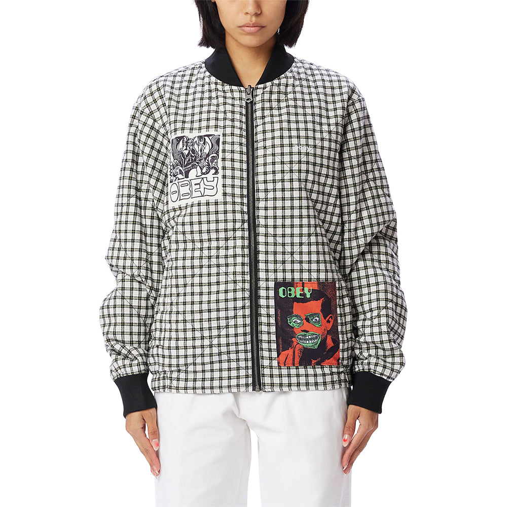 obey 121800533 carter reversible jacket black multi