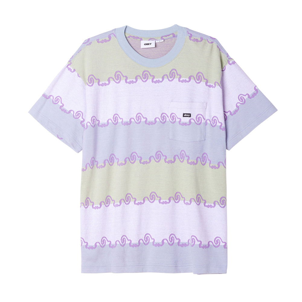 OBEY OBEY RECEPTOR JACQUARD POCKET TEE // OPAL MULTI