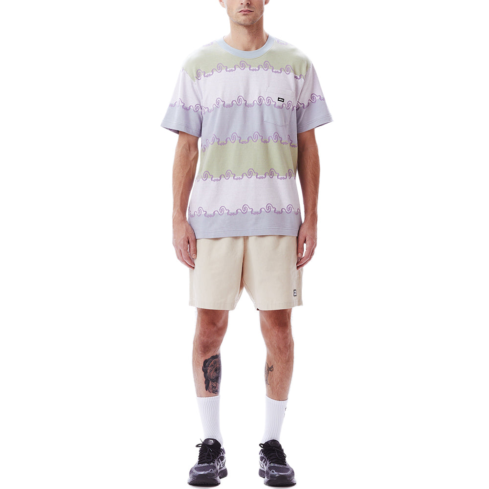OBEY OBEY RECEPTOR JACQUARD POCKET TEE // OPAL MULTI