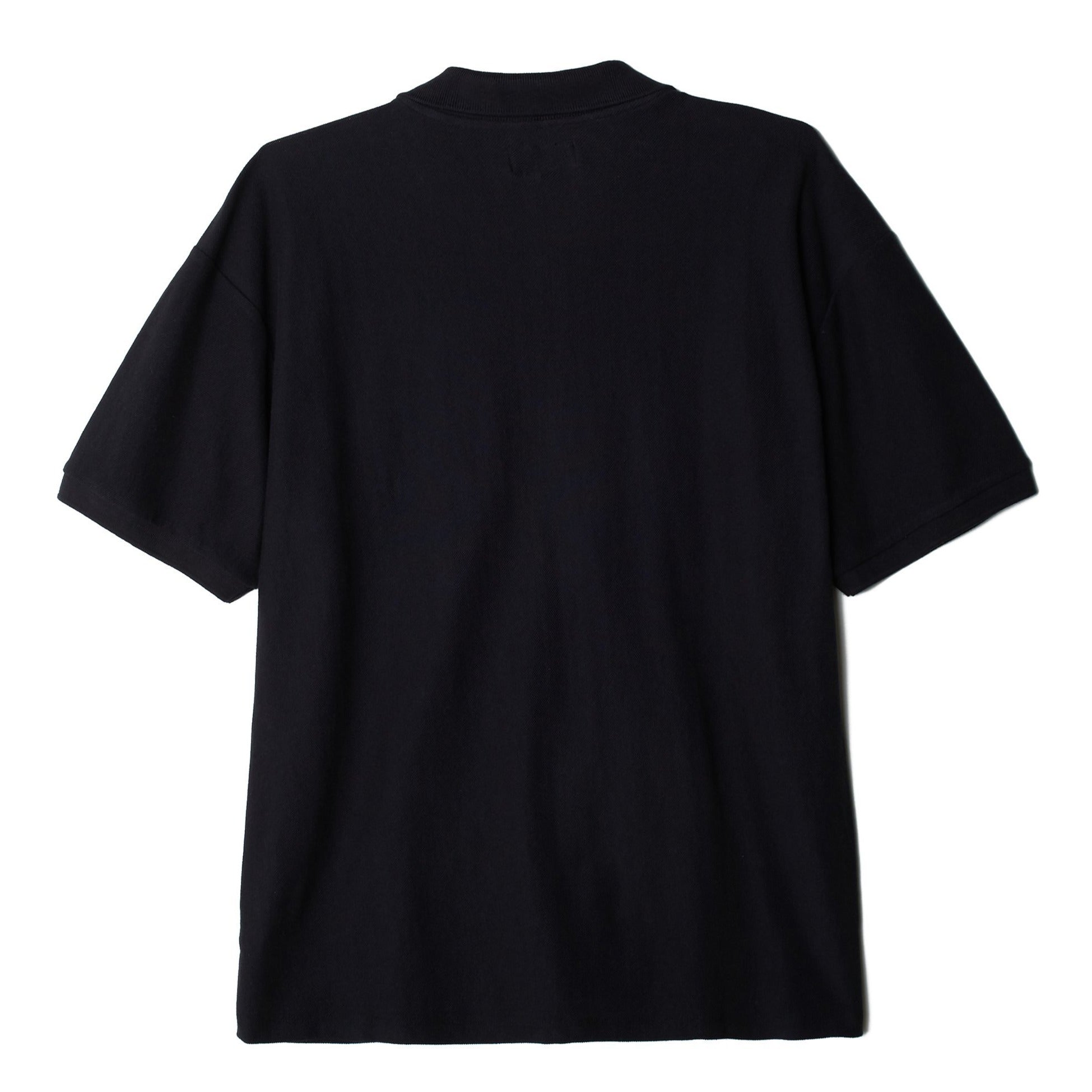 obey 131090048 kelly classic zip polo ss black multi