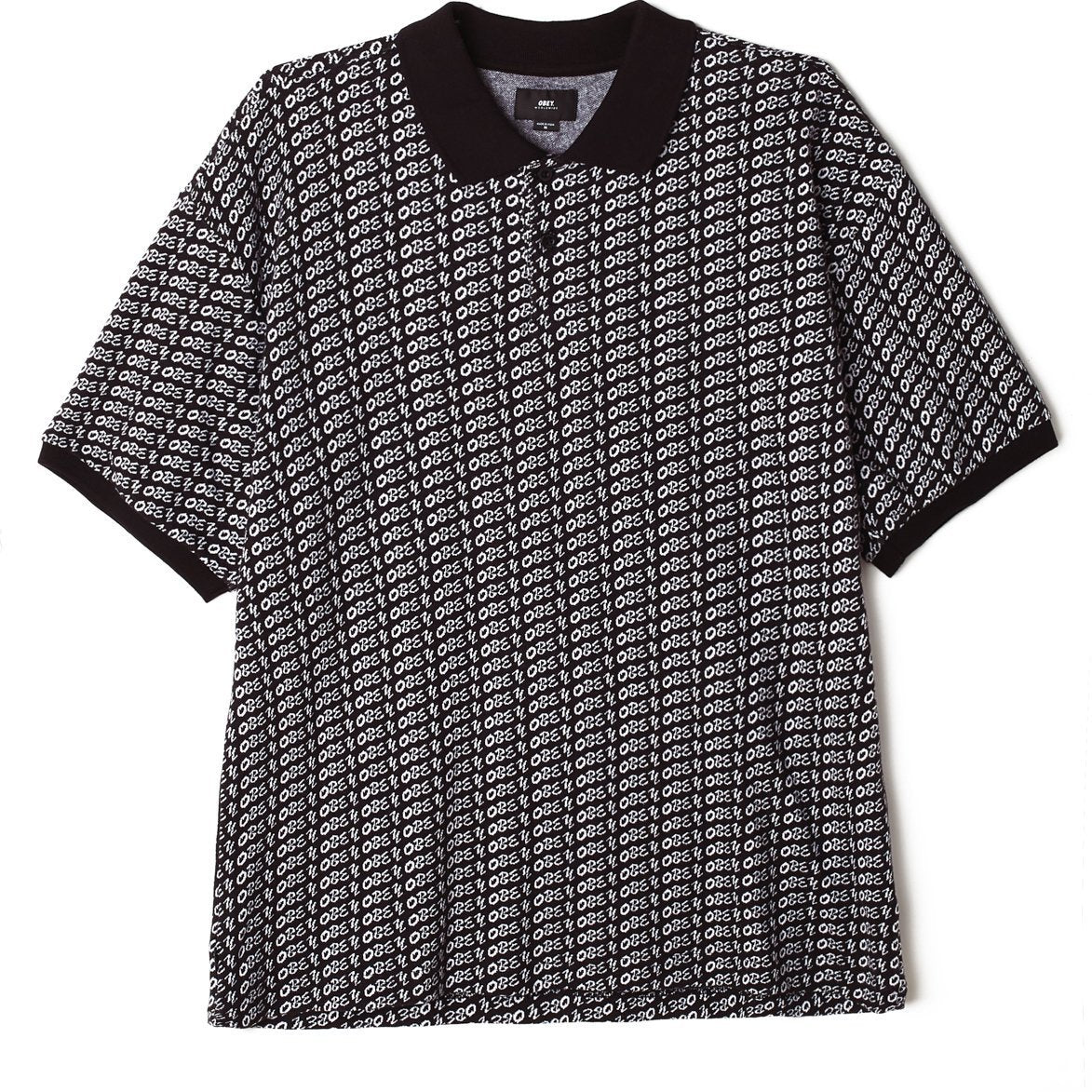 OBEY OBEY CUTTER POLO S/S // BLACK MULTI