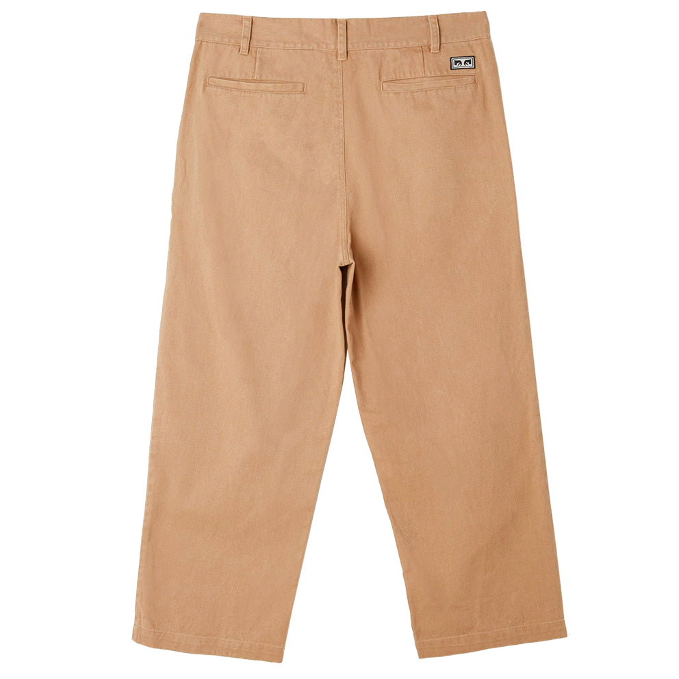 obey 142020099 loiter big fits pants khaki