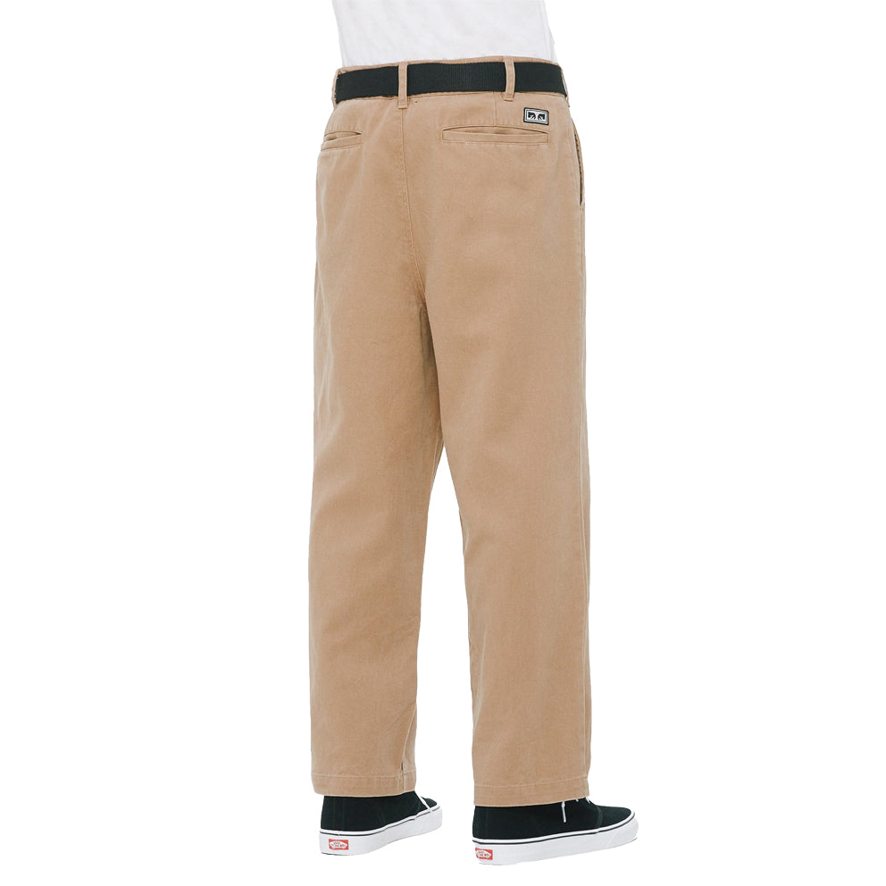 obey 142020099 loiter big fits pants khaki
