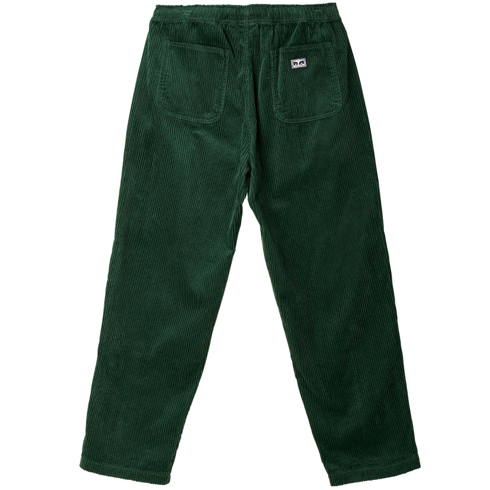 obey 142020195 easy cord pant dark cedar