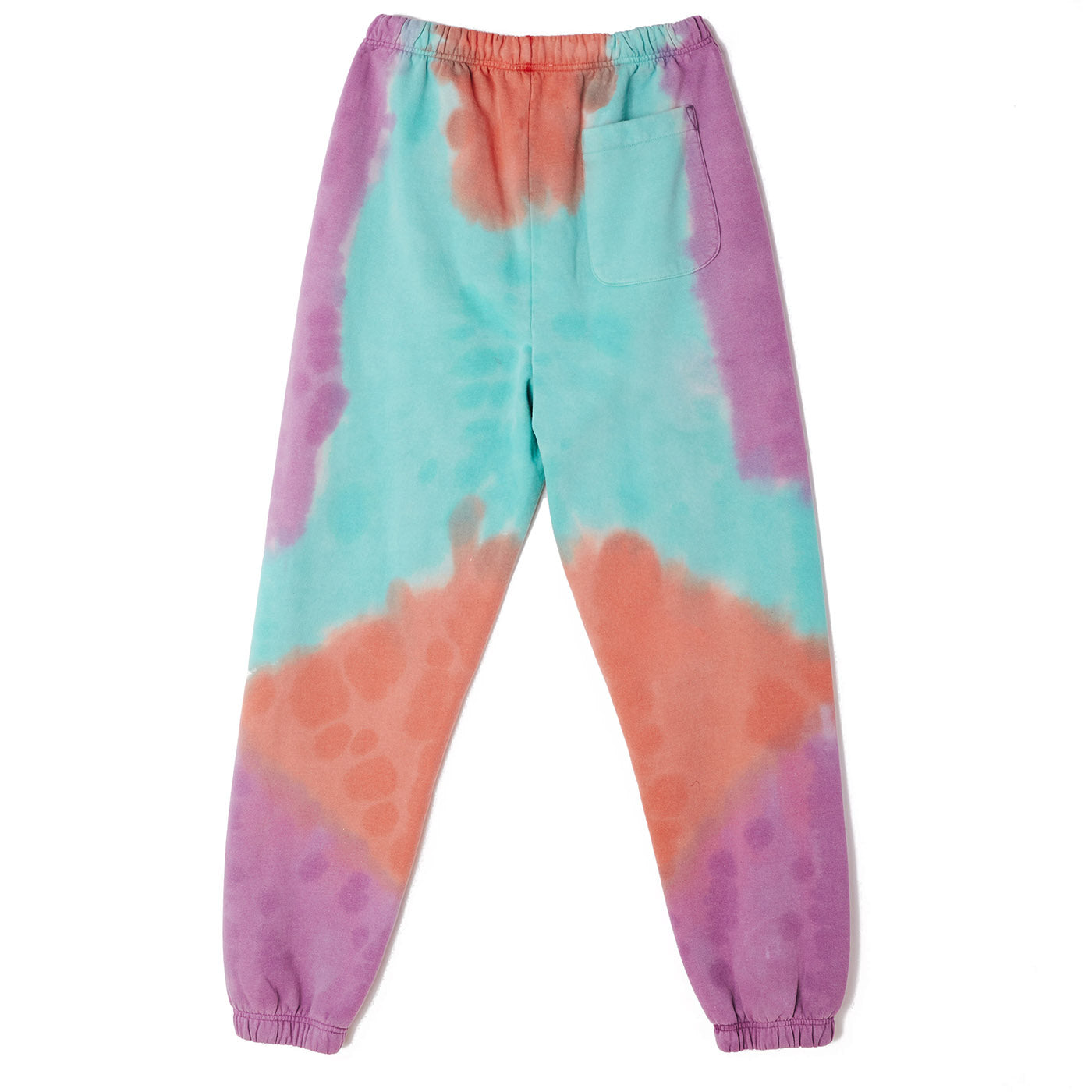 obey 142030034 sustainable tie dye sweatpant purple nitro multi