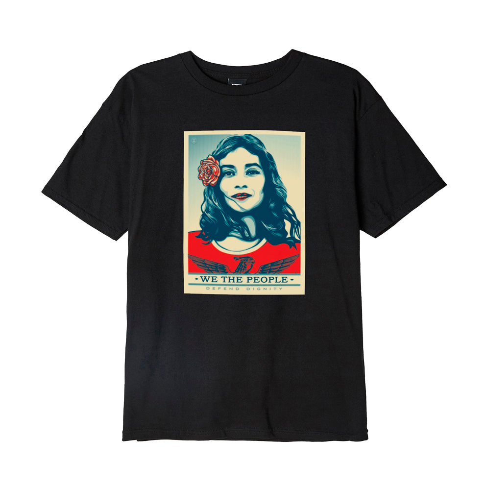 OBEY OBEY DEFEND DIGNITY TEE // BLACK