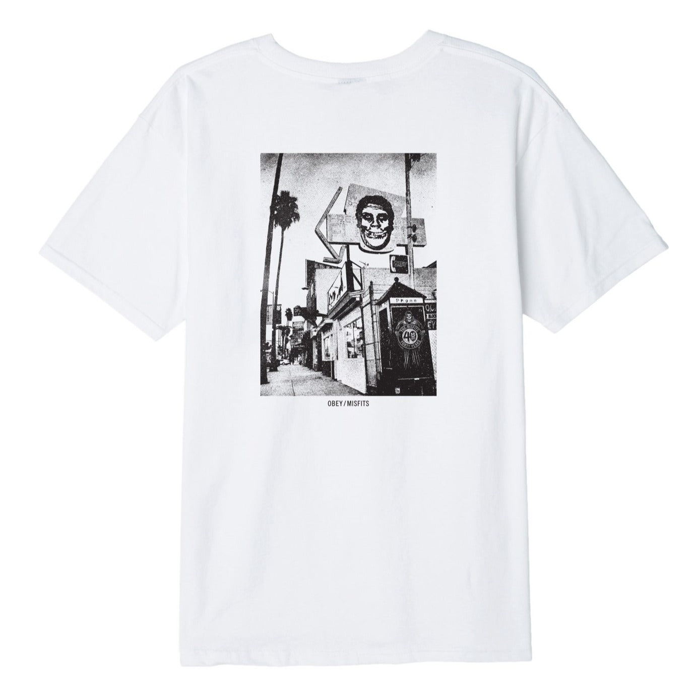 obey 163081763 misfits dark sunset basic tee white