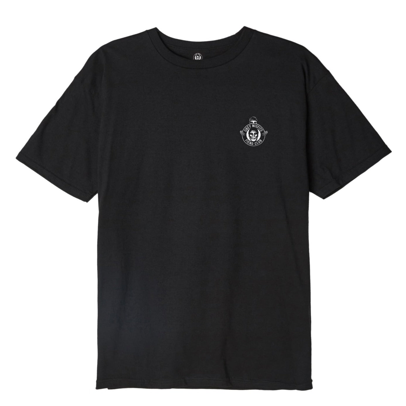 obey 163081804 misfits fiend club basic tee black