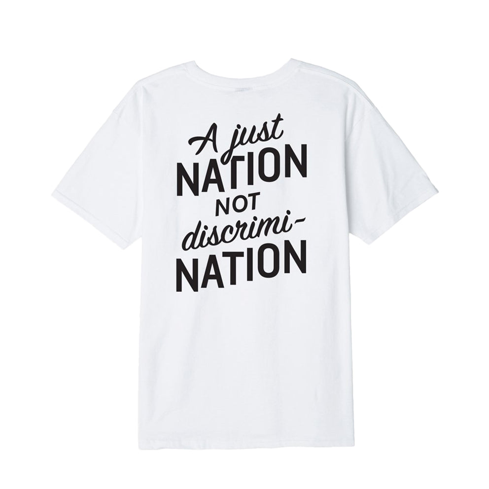 OBEY OBEY BIAS BY NUMBERS BASIC TEE // WHITE