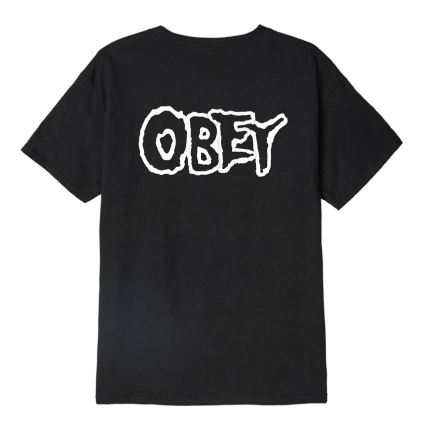 obey 163082053 x misfits fiend skulls tee black