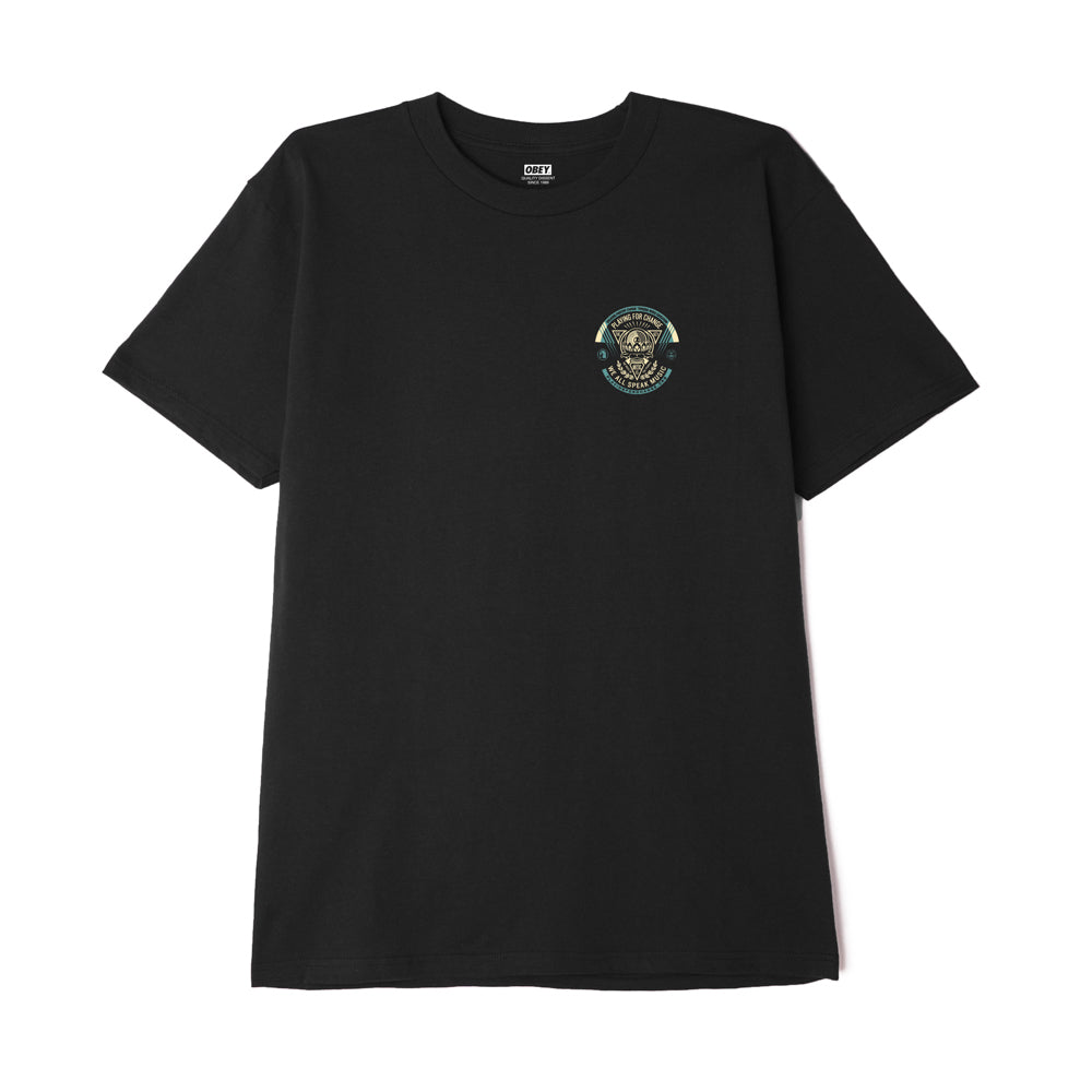 OBEY OBEY PLAYING FOR CHANGE TEE // BLACK