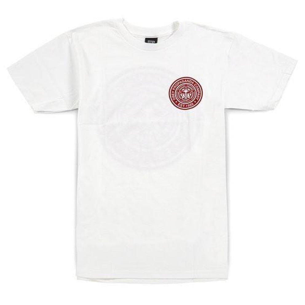 OBEY OBEY PROPAGANDA COMPANY TEE // WHITE