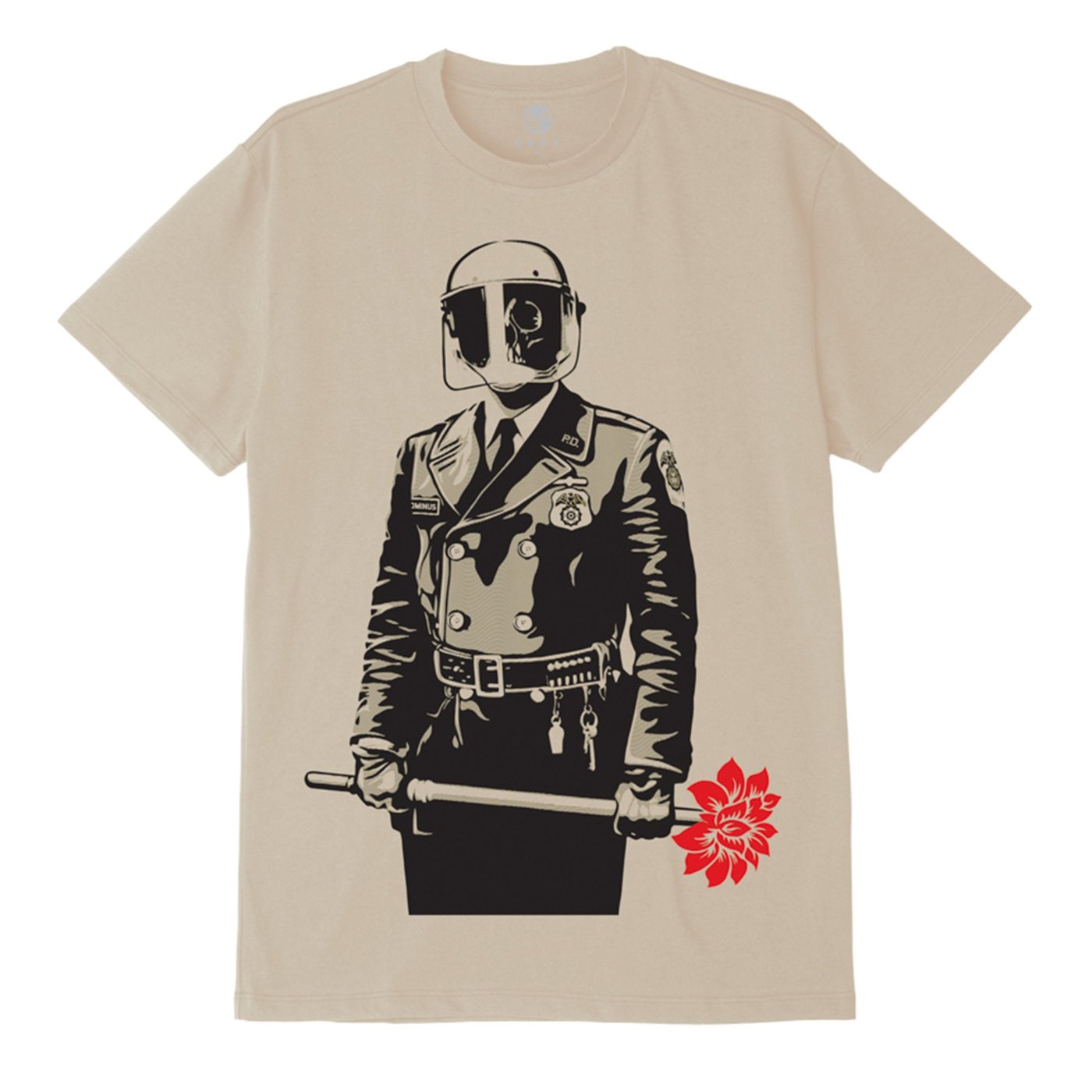 obey 167291198 sadistic florist sustainable tee cream