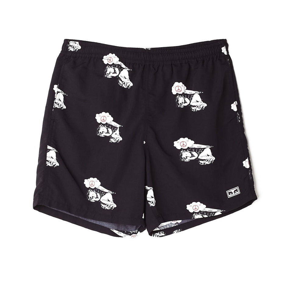 obey 172120052 easy relaxed dreams short black multi