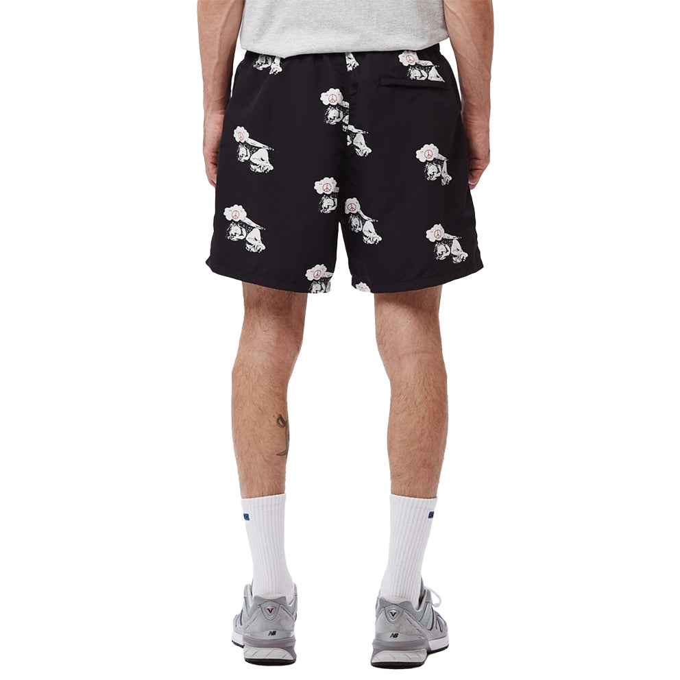 obey 172120052 easy relaxed dreams short black multi