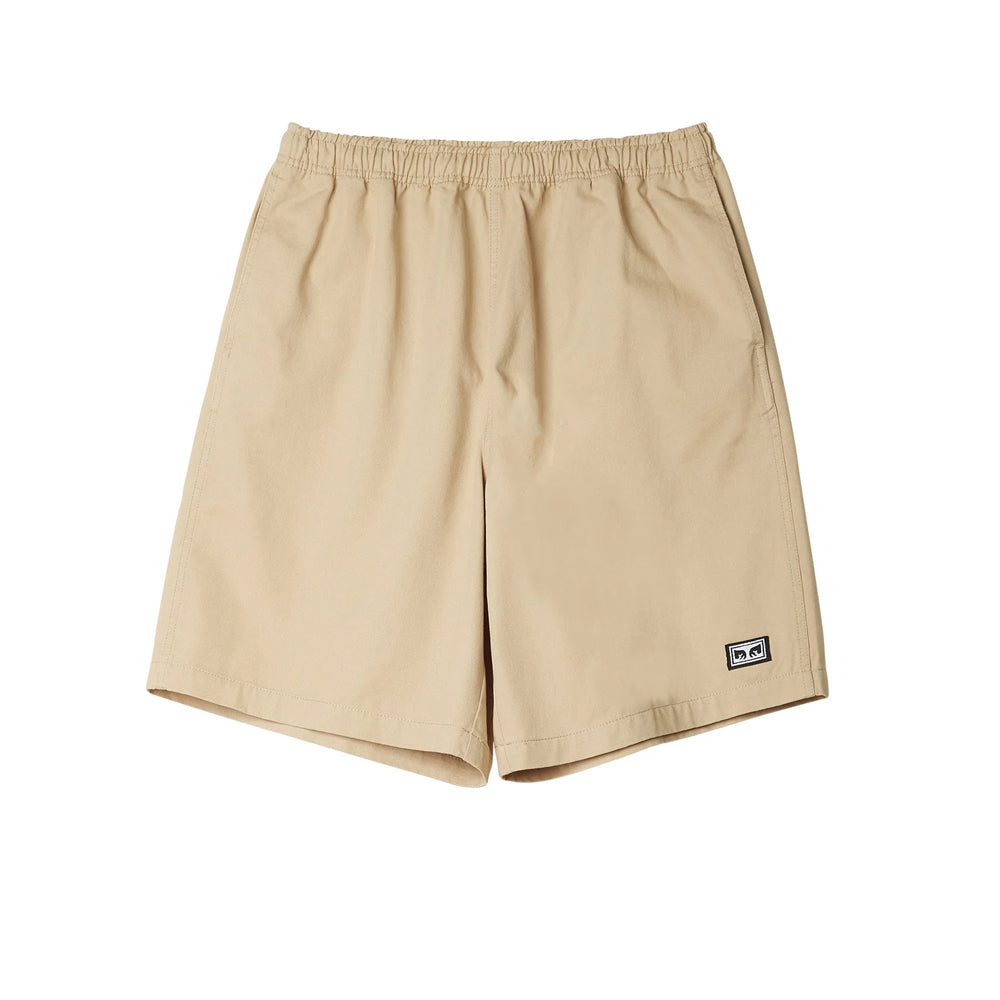 obey 172120078 easy relaxed twill short irish cream