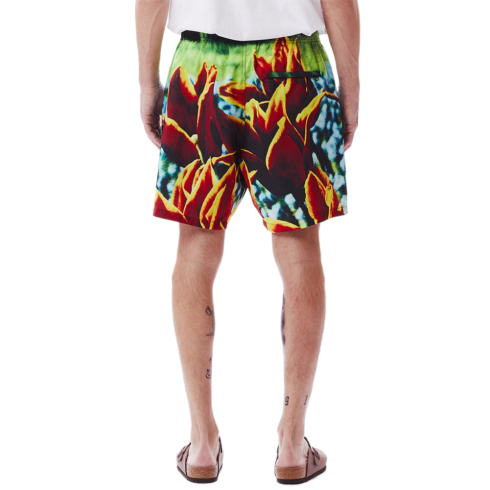 OBEY OBEY EASY BLOOM SHORTS // ORANGE MULTI