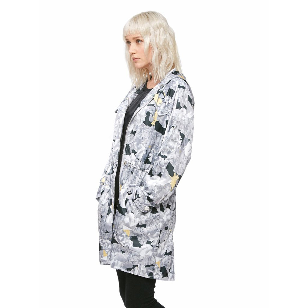 obey 221800198 debbie harry wooster parka multi