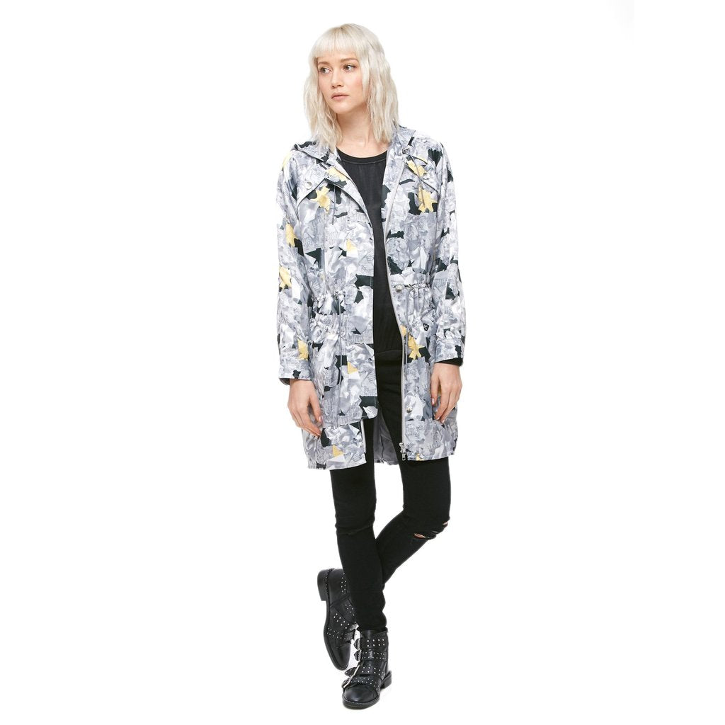 obey 221800198 debbie harry wooster parka multi