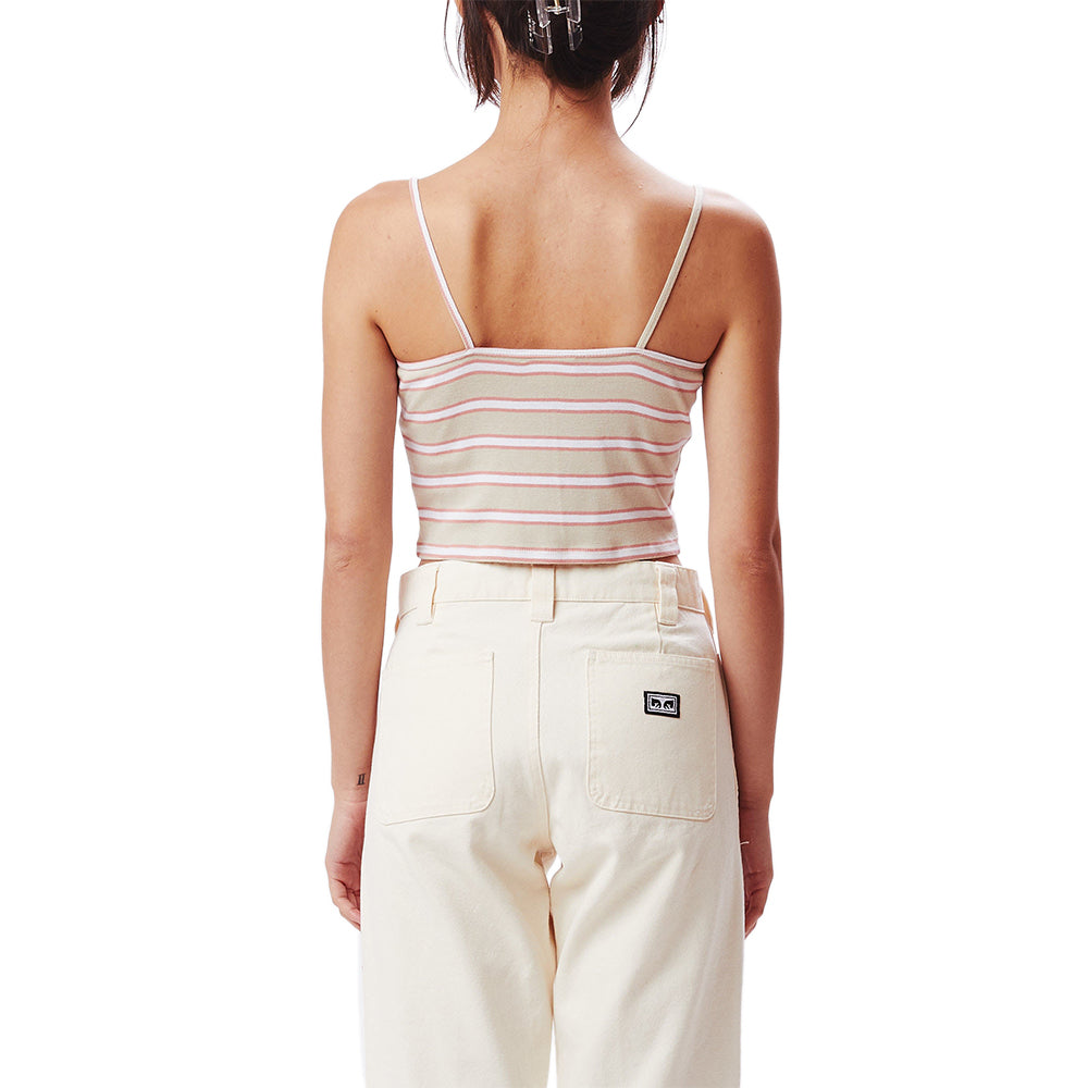 obey 234050124 ollie stripe tank grey violet multi