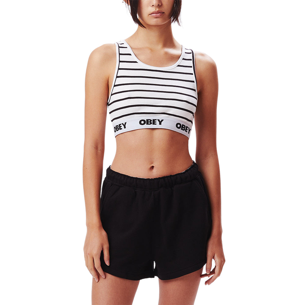 obey 234050127 lisa rib tank black multi