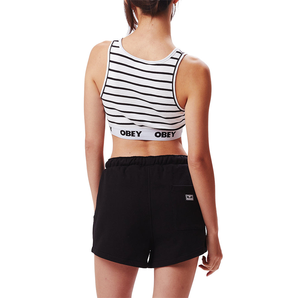 obey 234050127 lisa rib tank black multi