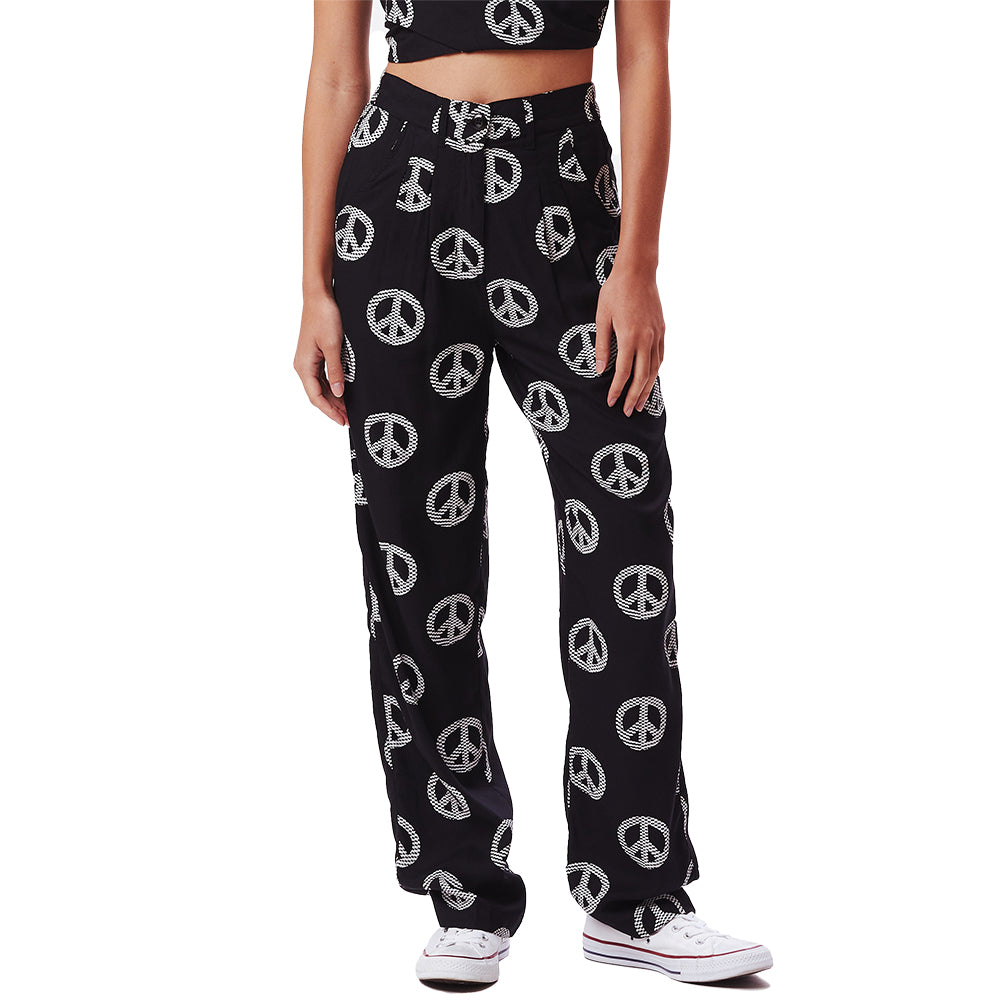 obey 242000109 peaceful pant black