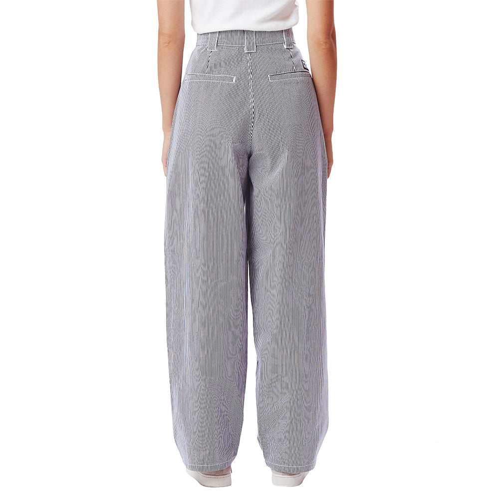 obey 242020090 haru baggy pants blue multi